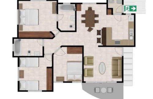 Guaricano Apartamento | 4DR Inviting 3-Bedroom Stay Santo Domingo
