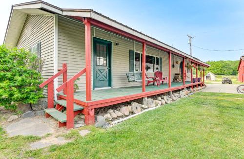 Deford Casa | 5-Acre Kingston Getaway Pond, Peacocks and Fire Pit