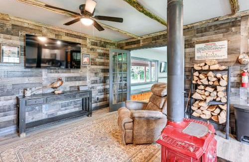 Deford Casa | 5-Acre Kingston Getaway Pond, Peacocks and Fire Pit