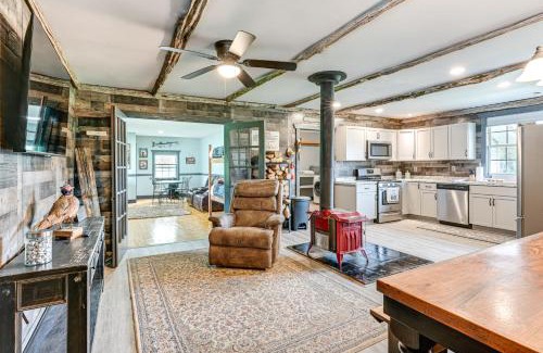 Deford Casa | 5-Acre Kingston Getaway Pond, Peacocks and Fire Pit