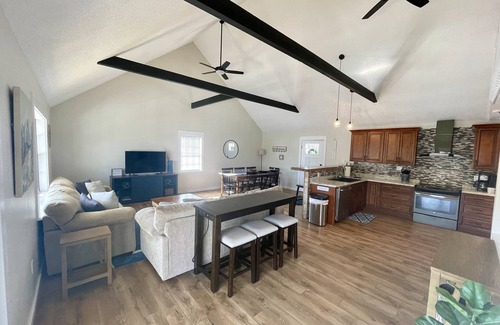 La Follette Casa | 5 Bedroom Norris Lake Home with Covered Boat Slip at Sugar Hollow Marina
