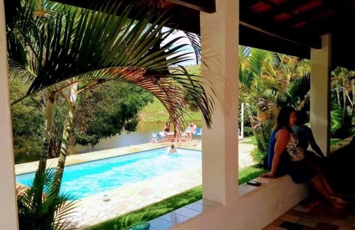 Itatiba Casa | 5 BEDROOMS, KIOSK WITH BARBECUE, PIZZA OVEN, SWIMMING POOL, FISHING LAKE!
