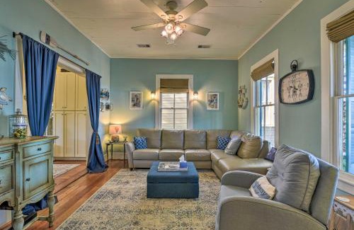 San Jacinto Casa | 5 Blocks to Beach Coastal Cottage in Galveston!