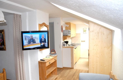 Grassau Apartamento | quinto Apartamento Kampenwand, 28 m², 1-2 pers., Salón-dormitorio, balcón orientado al oeste 2. OG