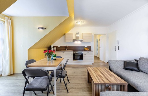 Pepelow Apartamento | (5) Hanna, 2-room apartment, loggia, upper floor - Ostseeferienhaus Drachenflieger Pepelow