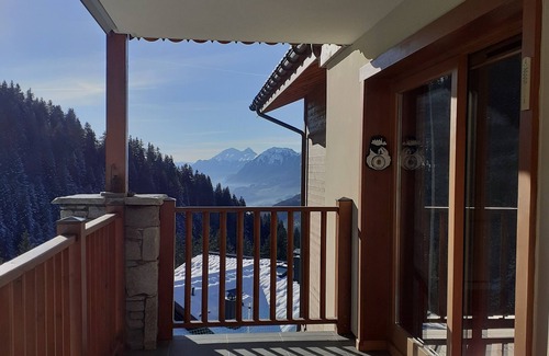 Cohennoz Apartamento | 5 min. walk to Les Saisies cable car, apartment. Cosy one-bedroom apartment at the Cernix