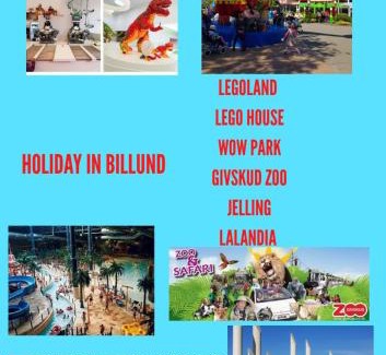 Billund Apartamento | 5 minute walk to LEGO house - 50m2 apartment - unit A - garden on site