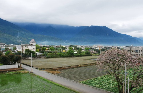 Ji'an Cama Y Desayuno | 501 Habitación cuádruple con vista a la colina - Hualien