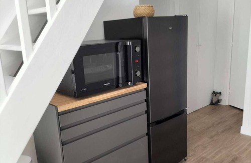 Reallon Apartamento | 50m del centro estación, 6.o piso, vista montaña, balcón, 49m², Réallon