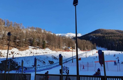 Les Orres Apartamento | 50m from ski slopes, 1st floor, view resort, fitness, swimming pool, balcony, ski locker, 38m²