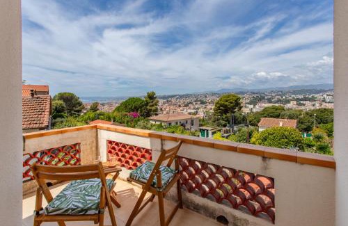 Mont Boron Villa | #54 Sea view Villa 4 BDR AC 5mins to Port BBQ