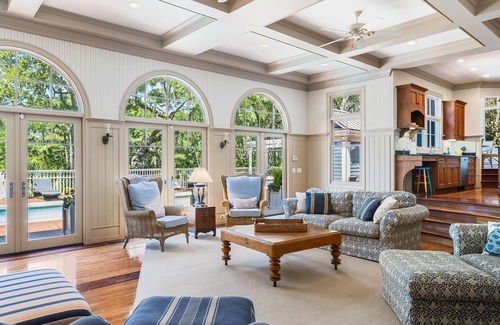 Vanderhorst Plantation Casa | 57 Ocean Course: 5BR Home, Pool & Spa, Dog-Friendly, Beach Gear/Bike Credit