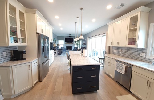 Mantoloking Casa | 5BR/3BTH waterfront family beach house with hot tub, kayaks, bikes and game room