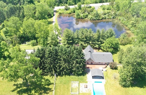 Craryville Villa | 5k+ Sq Ft of Luxury Living on 54 Acres near Hudson