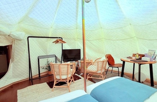 Futo Cabina | 5m bell tent A overlooking Sagami Bay for 2 peopl / Ito Shizuoka