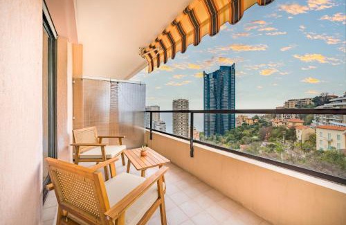 Beausoleil Apartamento | 5mn Monaco - Vue mer - Parking - Piscine - BB