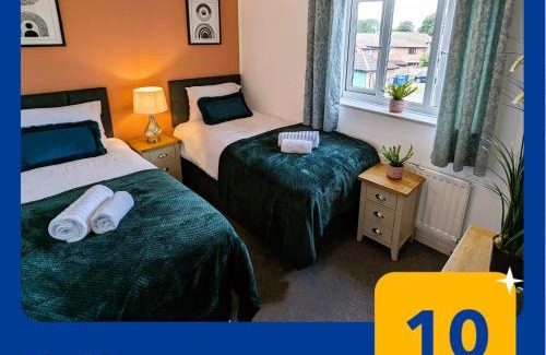 Burton Latimer Casa | 6 Guests * 4 Bedroom * Free Wi-Fi