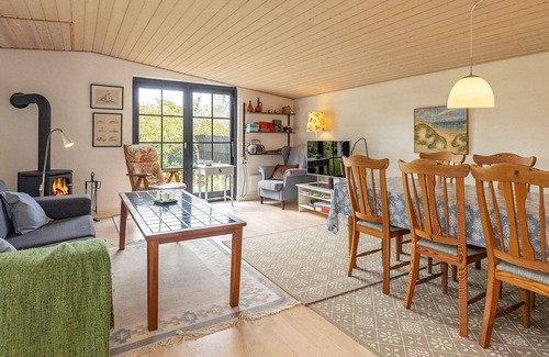 Slette Strand Casa | Moderna casa de vacaciones en Jutlandia con terraza