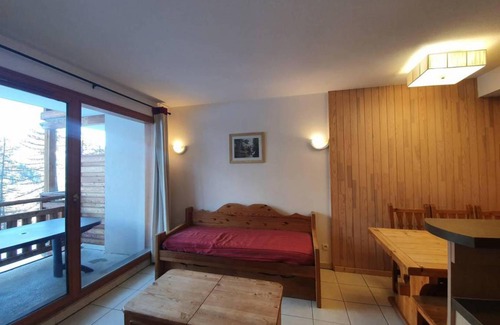 Les Orres Apartamento | 60m from ski slopes, 6th floor, view valley, fitness, swimming pool, balcony, ski locker, 33m²