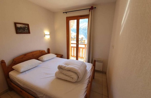 Les Orres Apartamento | 60m from ski slopes, 6th floor, view valley, fitness, swimming pool, balcony, ski locker, 33m²