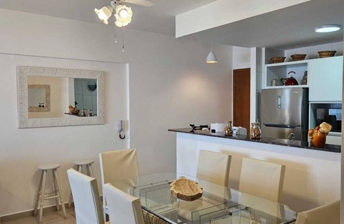 Guilhermina Apartamento | 64 - Wonderful apartment facing the sea, barbecue, Wi-Fi and swimming pool!