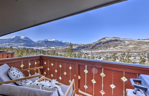 Dillon Apartamento | 7 Mi to Keystone Mtn-View Abode with Deck!