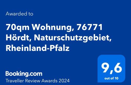 Hordt Apartamento | 70qm Wohnung, 76771 Hördt, Naturschutzgebiet, Rheinland-Pfalz