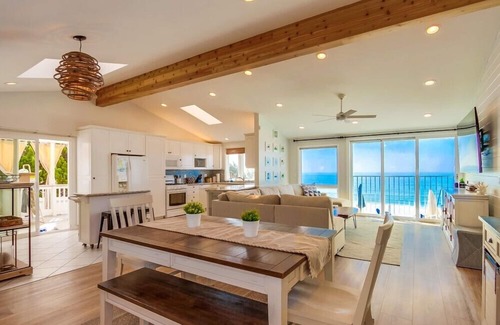 Leucadia Villa | 75 'de frente al mar * AC * Casa de un solo nivel