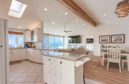 Leucadia Villa | 75 'de frente al mar * AC * Casa de un solo nivel