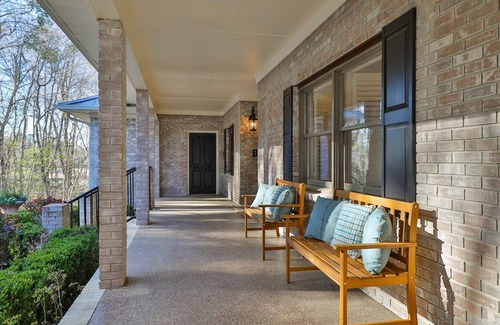 Macon Casa | 7BR Lakefront Haven Pool Hot Tub Gated 4acres
