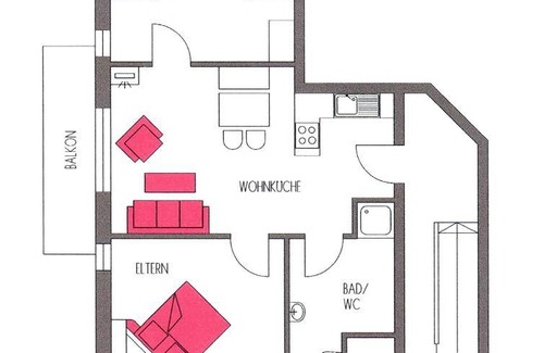 Regen Apartamento | 85 m² Apartamento ∙ 2 habitaciones ∙ 4 huéspedes