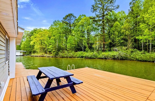 Bumpass Casa | 8BR Lakefront Retreat, Pool, Boat Dock, Hot Tub