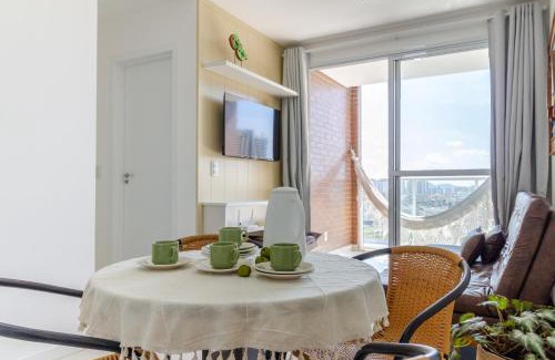 Jockey de Itaparica Apartamento | 8º Andar Conforto Varanda c/Rede NOMDS