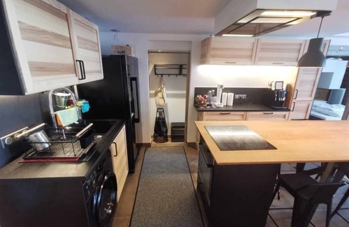 Arc-2000 Apartamento | 8.o piso, vista montaña, balcón, tv, 56m², Les Arcs