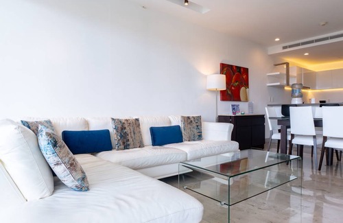 Centro de Playa del Carmen Condominio | 93 m² Apartamento ∙ 3 habitaciones ∙ 5 huéspedes