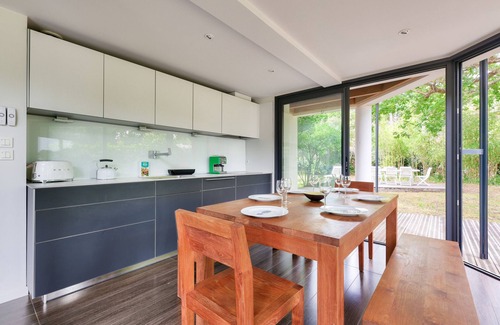 Andernos-les-Bains Chalet De Esquí | 950 m playa – casa arquitecto 4 adultos – 2 niños