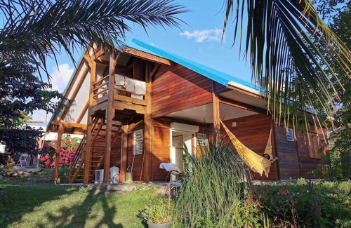 Saint-Charles Apartamento | 971F2-Gîte Sud-Ô-Naturel, "Mangue'Divine" pool view