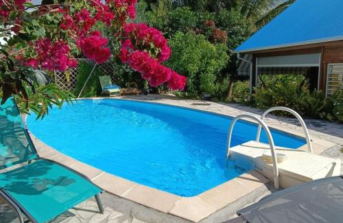 Saint-Charles Apartamento | 971F2-Gîte Sud-Ô-Naturel "Mangue'Divine" pool view