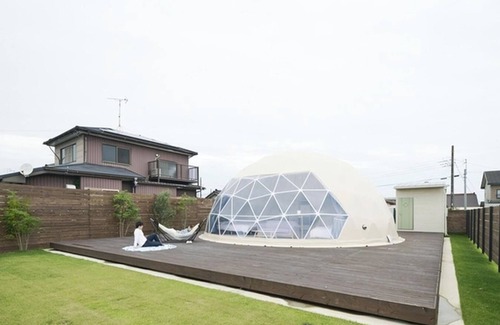 Katakai Alquiler De RV | 9m Dome Tent C Accommodation only plan4 people / Sanbu District Chiba