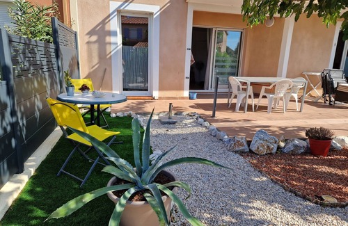 Le Barcares Apartamento | A 5 mn de la mer ! Appartement T2 au Calme en Rez-de-jardin Terrasse et Piscine