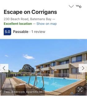 Batehaven Apartamento | A Beach front Apartment