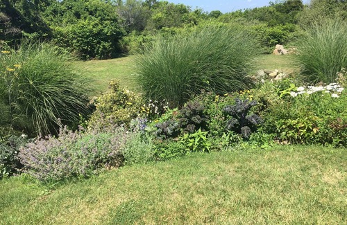New Shoreham Casa | A Block Island landmark with historic charm, gardens, long water views