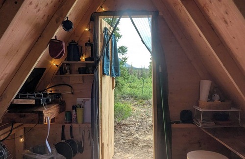 Cantwell Cabina | A-Frame glamping near Denali National Park