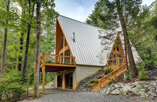 Valley Hill Casa | A-Frame Nest: Modern A-Frame | 3BR + Loft | Hot Tub & Fireplace