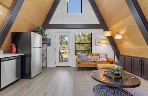 Waveland Casa | A-Mazing A-Frame Tiny Home! Loft/1 Mile to the Beach!
