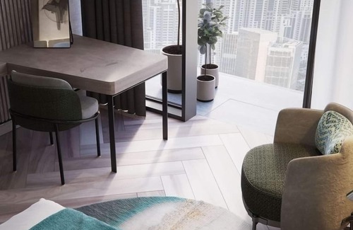 Business Bay Apartamento | A modern luxurious 3 bedroom apartment with Buri Khalifa view at Paramount Hotel