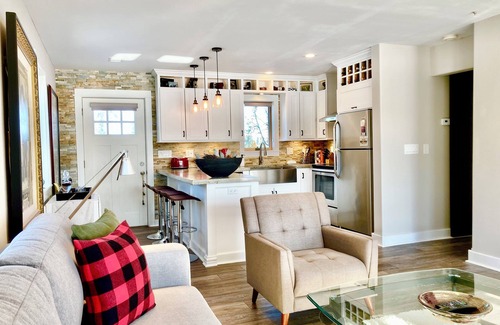 Boyne Falls Casa | A River Runs Through It! Charming 2-bedroom home near Walloon Lake