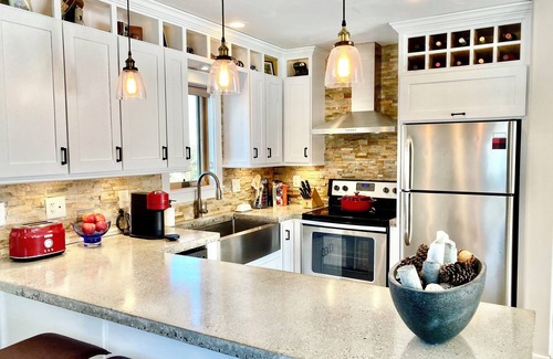 Boyne Falls Casa | A River Runs Through It! Charming 2-bedroom home near Walloon Lake