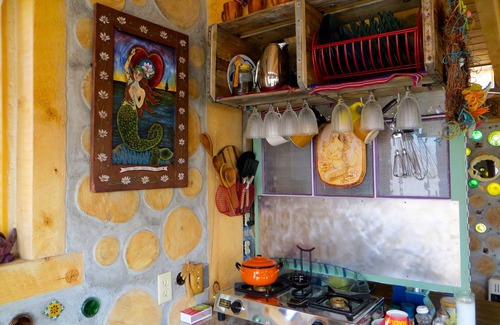 Del Norte Cabaña | A Solar, Cordwood/Bottle Hand-Built Charming Cottage, In the La Garita Mountains