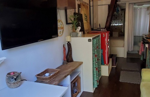Gulf Breeze Cabaña | A whimsical Tiny House, shaded by Oaks and near sugar-sand Beaches and Bay!